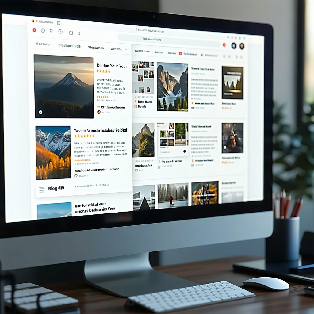 a realistic image of a computer screen with blog articles featured-1